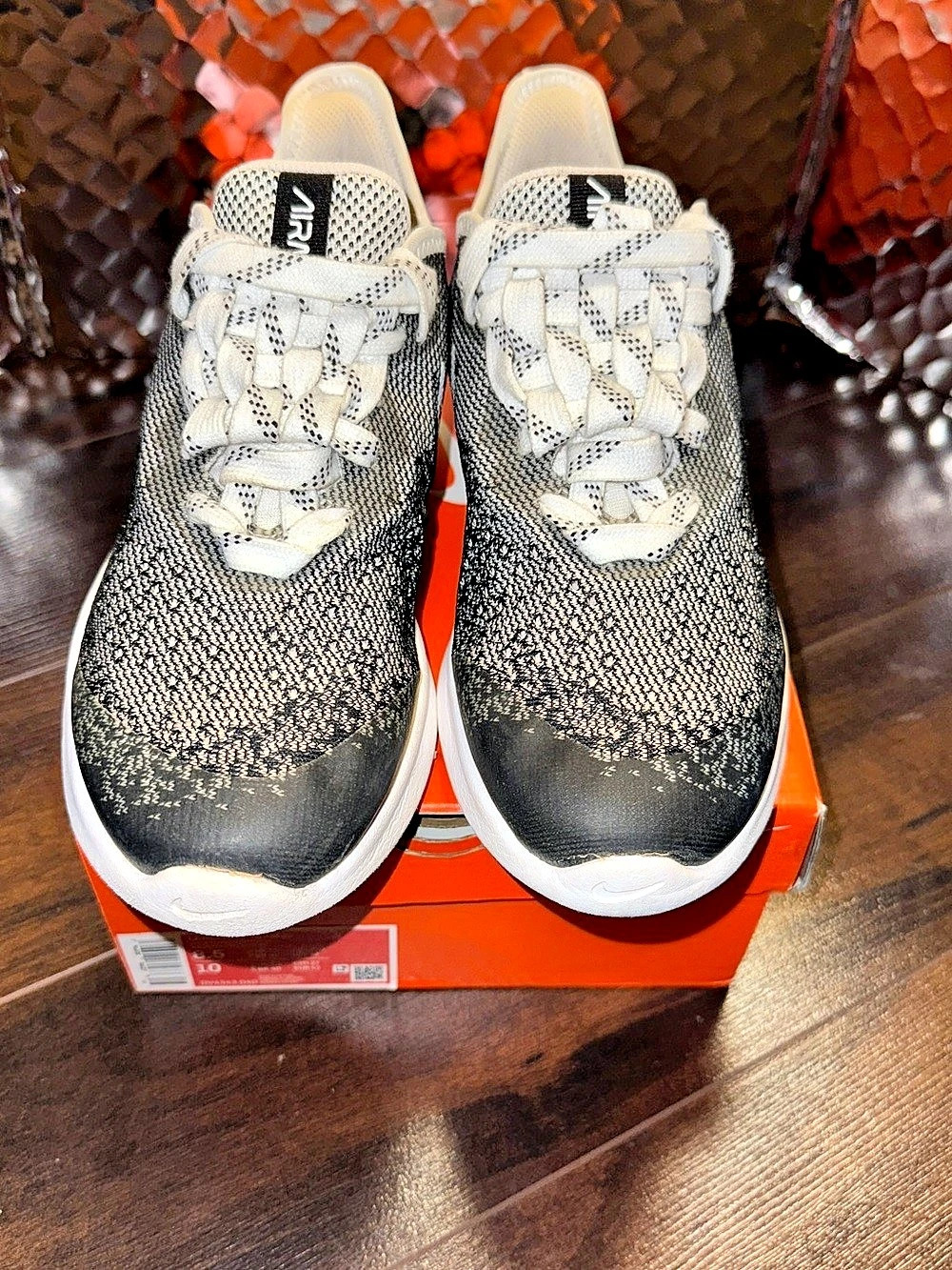 Nike Air Max Sequent 3 Athletic Shoes Black & White